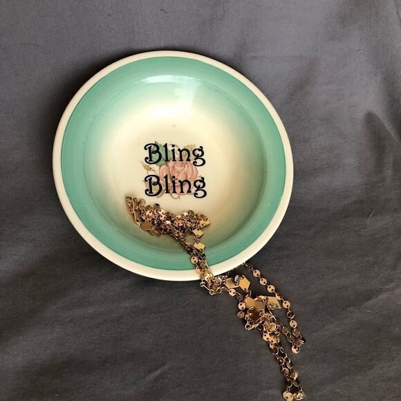 𝅺sassy Vintage jewelry bowl - Picture 1 of 4
